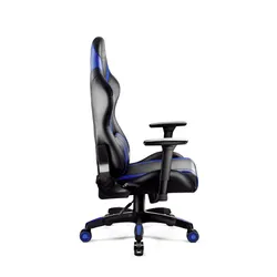 Fotel Diablo Chairs X-Horn 2.0 Normal Size Gamingowy do 160kg Skóra ECO Czarno-niebieski