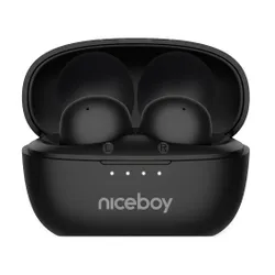 Słuchawki dokanałowe NICEBOY Podsie 4 Pop Czarny