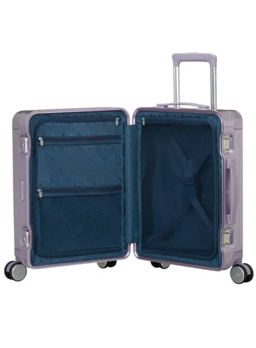 Walizka mała American Tourister Soundbox Alu - stormy lilac