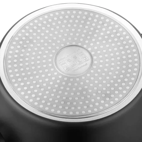 Garnek aluminiowy nieprzywierający z pokrywką FLORINA AMVEGAN 4,8 l