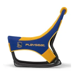 Fotel Playseat Champ NBA-Golden State Warrios Gamingowy do 122kg Tkanina Niebiesko-żółty