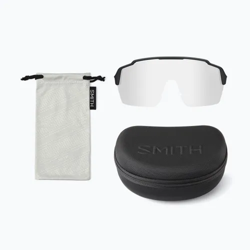 Okulary przeciwsłoneczne Smith Shift Split MAG black/photochromic clear to gray/clear