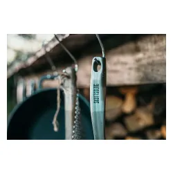 SKOTTSBERG Cast Iron 24 x 24 cm - patelnia grillowa / ogniskowa żeliwna nieprzywierająca