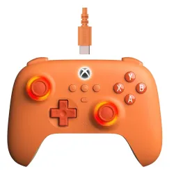 Pad 8BitDo Ultimate C Wired do PC, Xbox Przewodowy Pomarańczowy