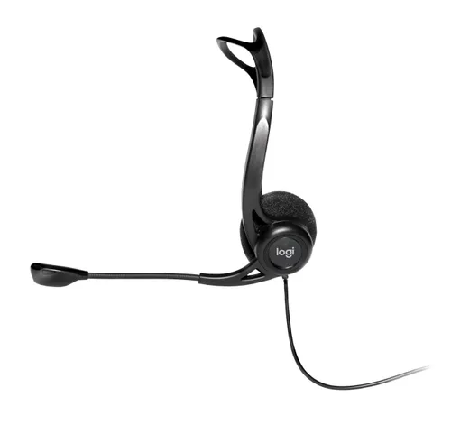 Słuchawki przewodowe z mikrofonem Logitech Headset 960 OEM Nauszne Czarny