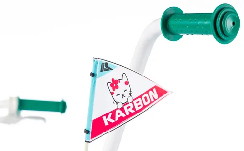 Rower dziecięcy KARBON Kitty 16 cali dla dziewczynki Turkusowy