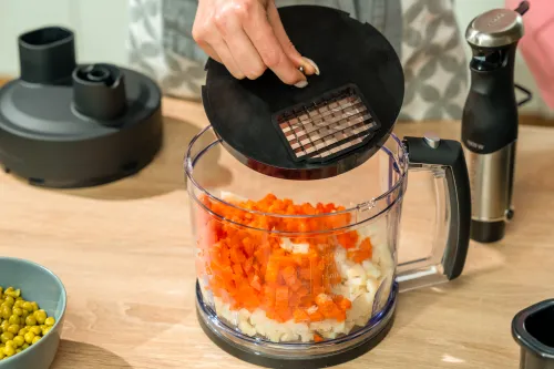 Blender GÖTZE & JENSEN HB950K Inox z krajarką w kostkę