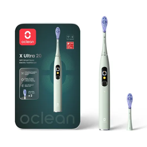 Звуковая зубная щетка Oclean X Ultra 20 зеленая