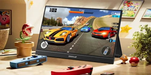 Monitor ZEUSLAP ZP156K 15" 1920x1080px IPS 120Hz 3 ms
