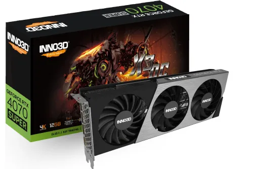 Karta graficzna Inno3D GeForce RTX 4070 Super X3 OC 12GB GDDR6X 192bit DLSS 3