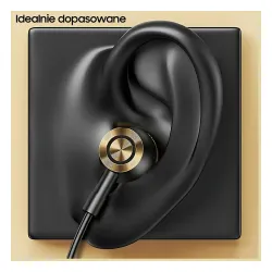 Słuchawki bezprzewodowe USAMS EP-43 Metal USB-C Dokanałowe Mikrofon Zielony