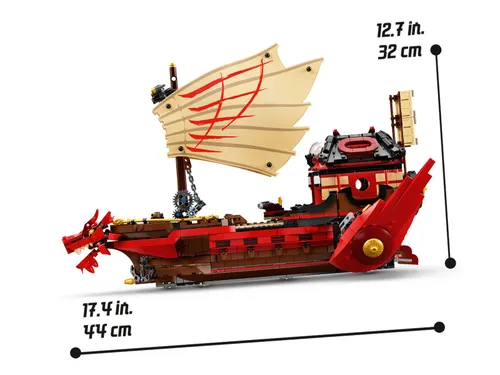 Конструктор Lego 71705 Ninjago - Летающий корабль Мастера Ву