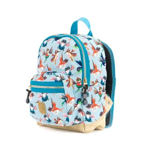 Rucsac pentru copii Pick & Pack Birds s-Dusty blue