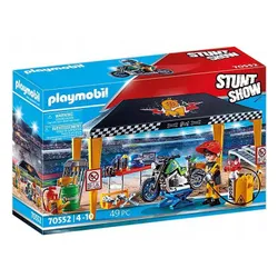 Playmobil 70552 Pokaz kaskaderski namiot serwisowy