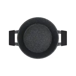 ZWIEGER Black Stone 3,5 l - garnek aluminiowy z pokrywką