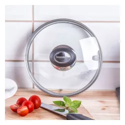 TESCOMA Presto 18 cm - pokrywka do odcedzania szklana