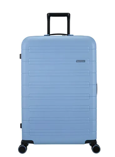 American Tourister'ın Büyük Genişletilmiş bavulu Novastream-pastel blue