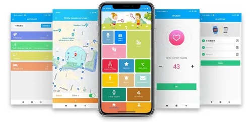 Smartwatch FOREVER Psi Patrol Sky Różowy