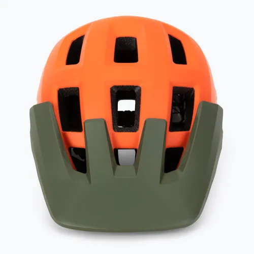 Kask rowerowy Lazer Coyote KinetiCore matte orange/green