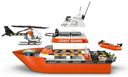 LEGO 60504 City Łódź ratunkowa i helikopter straży przybrzeżnej