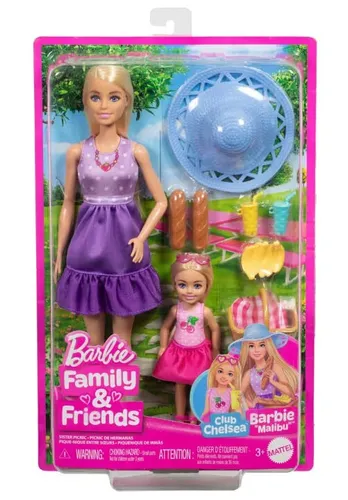 Lalka Barbie Family & Friends Siostry na pikniku JBF43