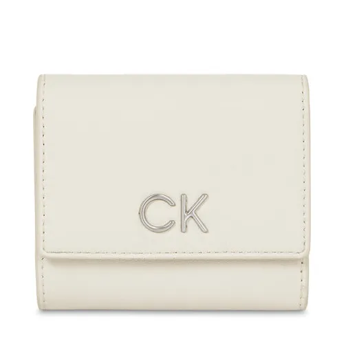 Женский кошелек Calvin Klein Re - Lock Trifold Xs K60K611094 DK Ecru PC4