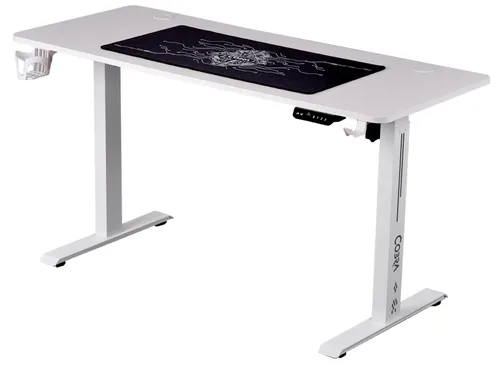 Biurko gamingowe COBRA Electra CRF16ELWH Biały