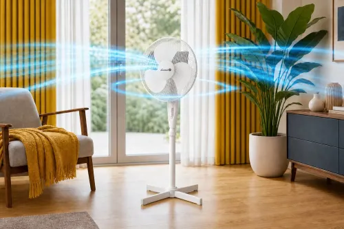 Wentylator Łucznik SF-2019 Biały