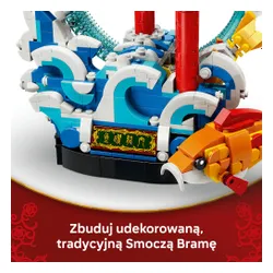 LEGO 80120 Chinese Festivals Karp przeskakujący przez Smoczą Bramę