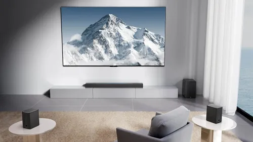 Soundbar TCL Q85H Pro Czarny 7.1.4-kanałowy, Bezprzewodowy Subwoofer, 4K, HDMI eARC, Wi-Fi, BT, Dolby Atmos, DTS:X