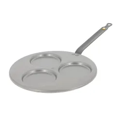 DE BUYER Mineral B Element 26 cm - patelnia do jajek sadzonych stalowa