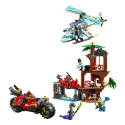 LEGO 71857 NINJAGO Bitwa Ninja: Domek na drzewie z pojazdami
