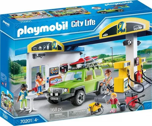 Playmobil büyük benzin istasyonu (70201)