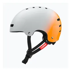 Kask rowerowy Lazer One+ silver/orange