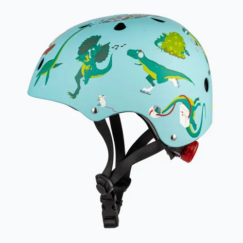 Kask rowerowy dziecięcy Hornit Jurassic turquoise/multicolor