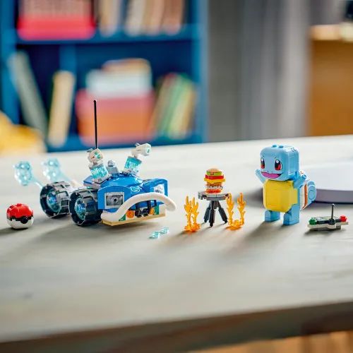 LEGO 72156 Pokémon SMART Play Przygoda Trenera ze Squirtle i pojazdem terenowym