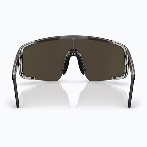Okulary przeciwsłoneczne Bliz P003 transparent dark grey/brown red multi