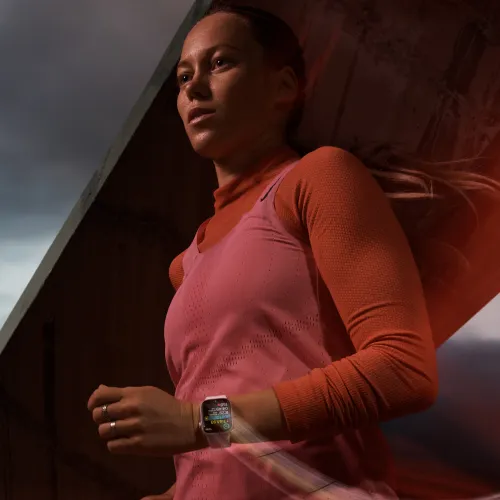 Apple Watch 9 GPS 45mm koperta z aluminium (północ) + pasek sportowy S/M (północ) (CPO)