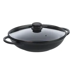 Patelnia wok KELA KE-15174 Atura 32 cm Czarny