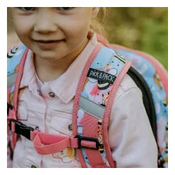 Rucsac pentru fete Pick & Pack Bee m-sky blue