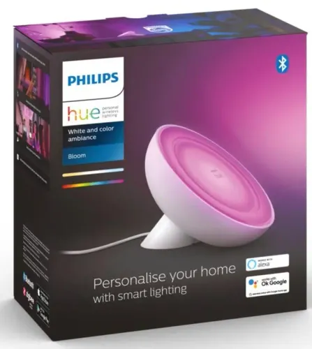 Lampka nocna Philips Hue White and Colour Ambiance Bloom Biały