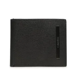 Большой мужской кошелек Calvin Klein Modern Metal Bifold 6cc с монетой K50K510586 BAX