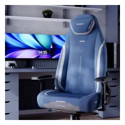 Fotel Diablo Chairs X.Eye Prime, Normal Size, Meta Ocean Gamingowy do 140kg Niebieski