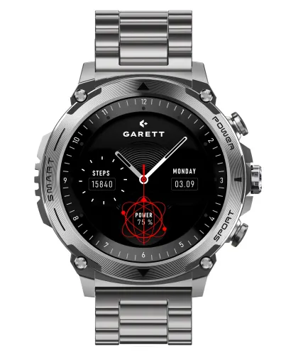 Smartwatch Garett Atom Srebrny