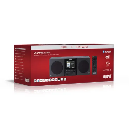 Radioodbiornik Imperial DABMAN 220 Radio FM DAB+ Bluetooth Czarny