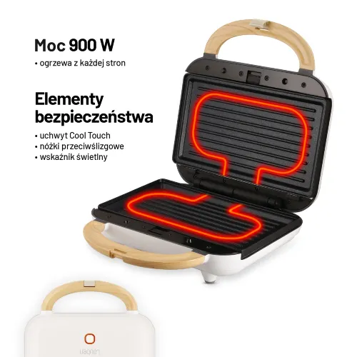 Opiekacz LAUBEN Maker 3w1 900WW