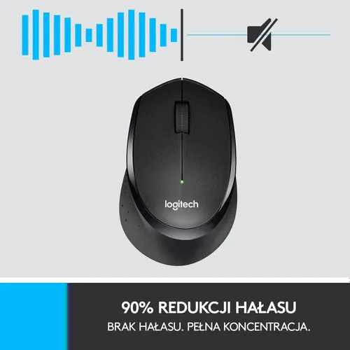 Myszka Logitech M330 Silent Plus - czarny