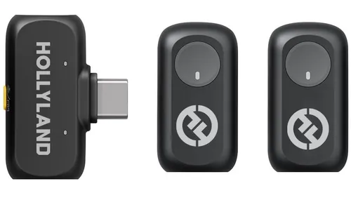 System bezprzewodowy HOLLYLAND Lark A1 Mini Duo USB-C Szary