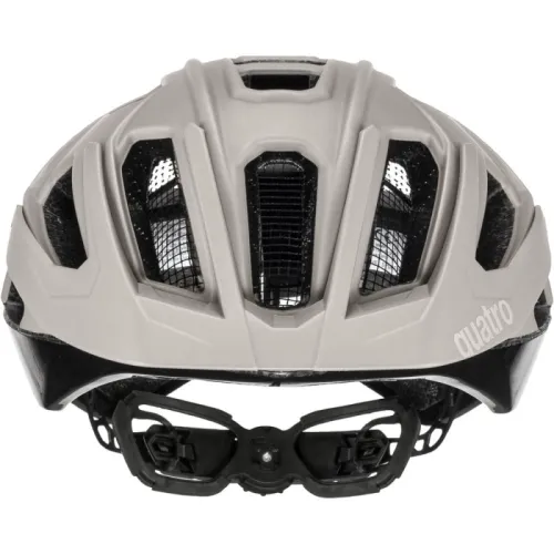 Kask rowerowy Uvex Quatro CC beżowo-czarny