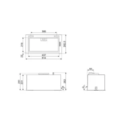 Okap Smeg Universal KSG52HPE Stal nierdzewna szczotkowana